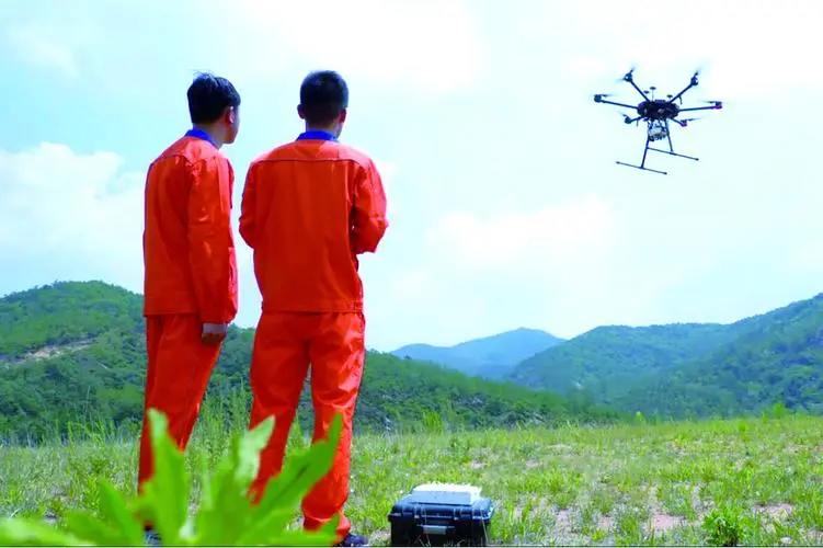 畜禽良种场无人机倾斜摄影巡检拍摄